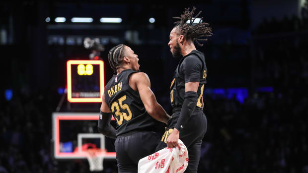 Isaac Okoro Darius Garland Mar 23 2023